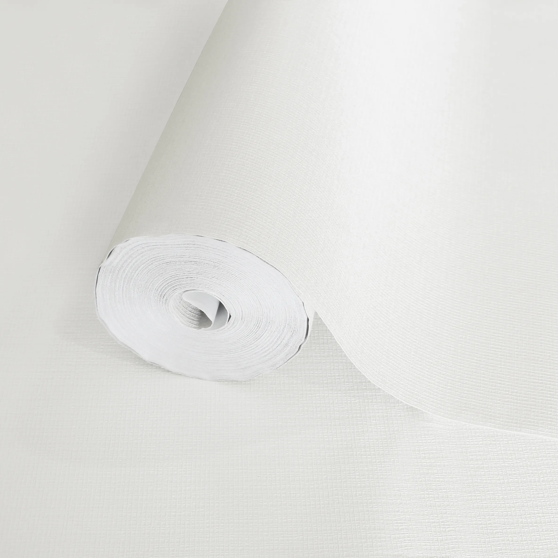 White Embossed Wallpaper – Glittering Neutral (24205-1)
